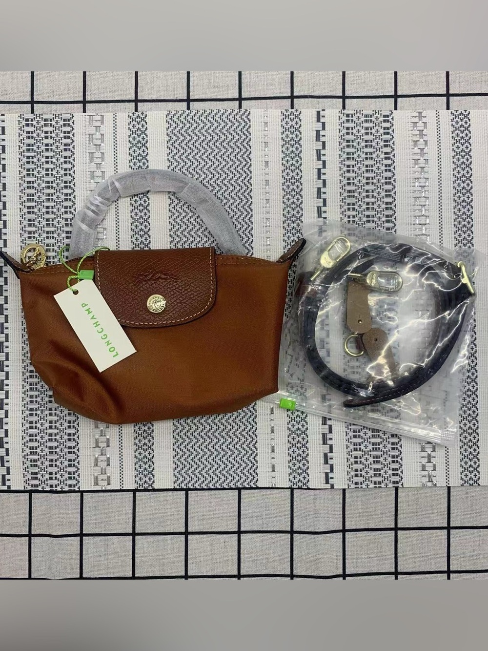 Longchamp Brown Mini Crossbody Bag